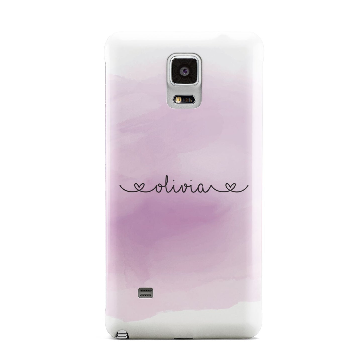 Personalised Handwritten Name Hearts Samsung Galaxy Note 4 Case