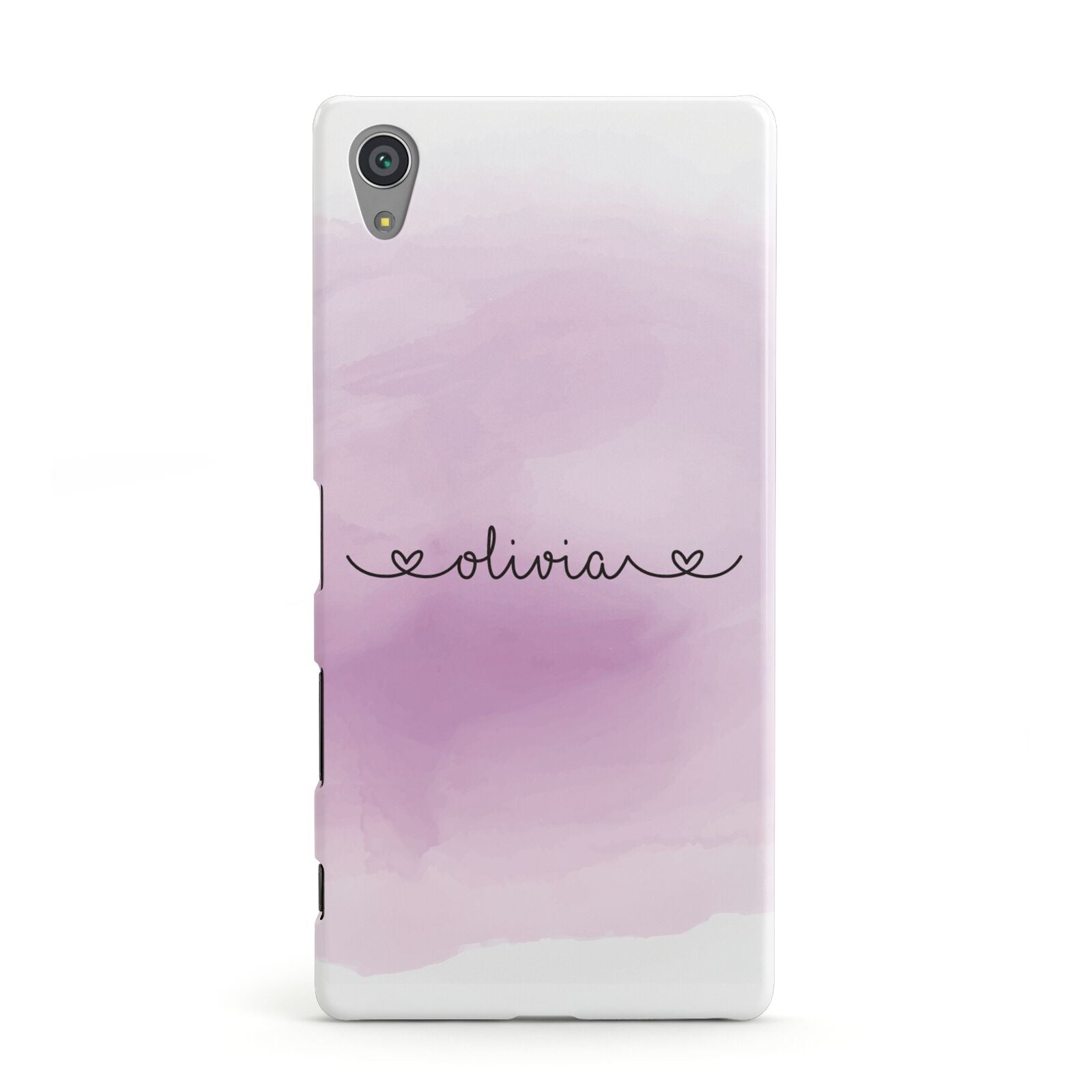 Personalised Handwritten Name Hearts Sony Xperia Case