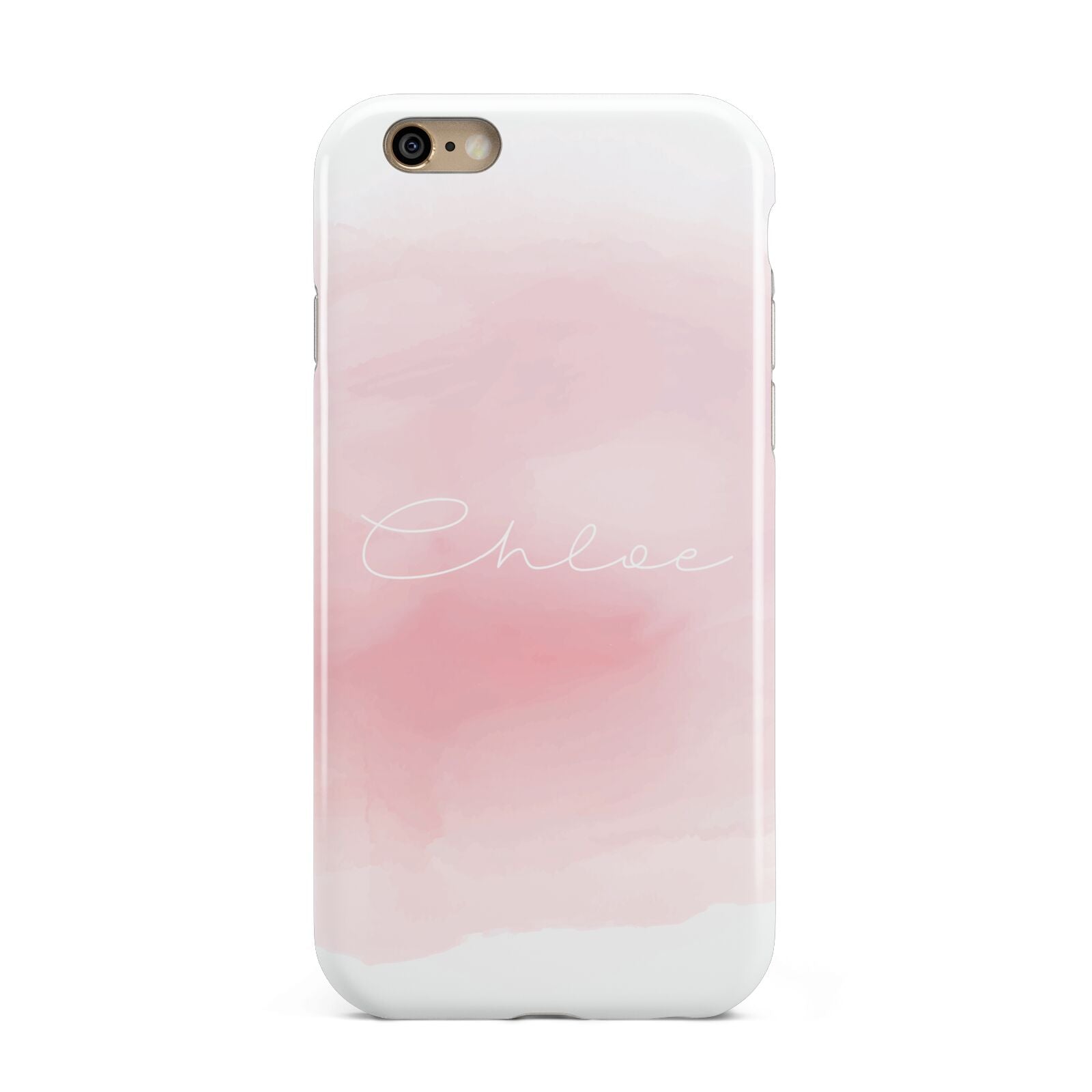 Personalised Handwritten Name Watercolour Apple iPhone 6 3D Tough Case