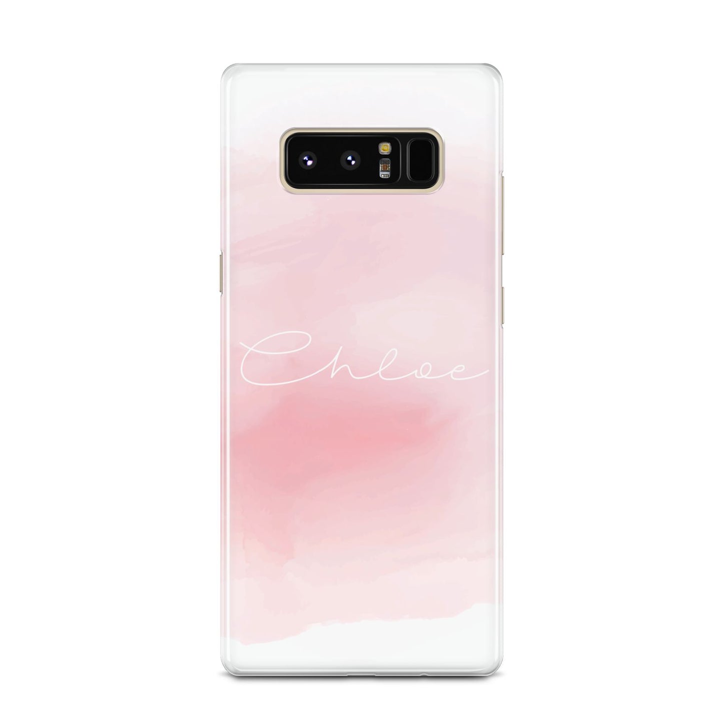 Personalised Handwritten Name Watercolour Samsung Galaxy Note 8 Case
