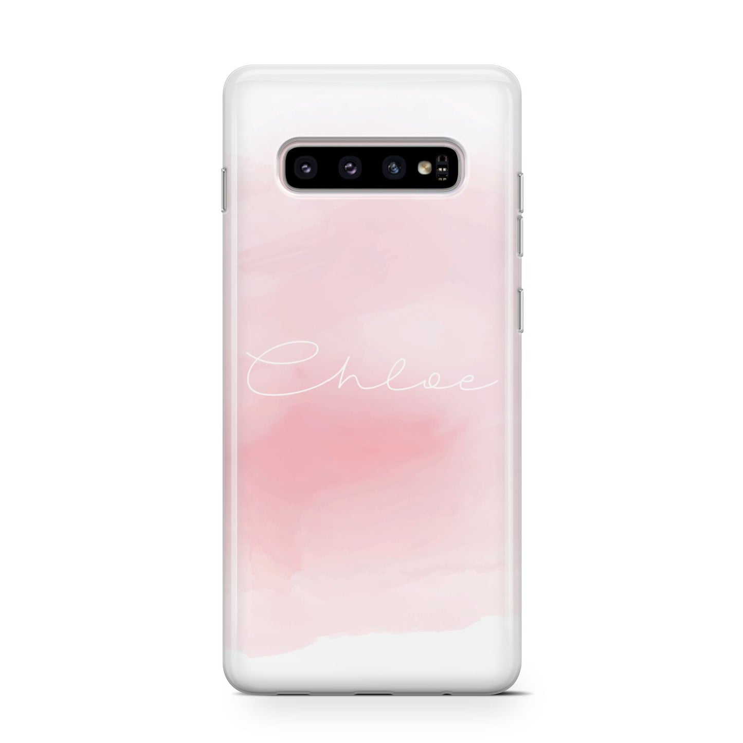 Personalised Handwritten Name Watercolour Samsung Galaxy S10 Case
