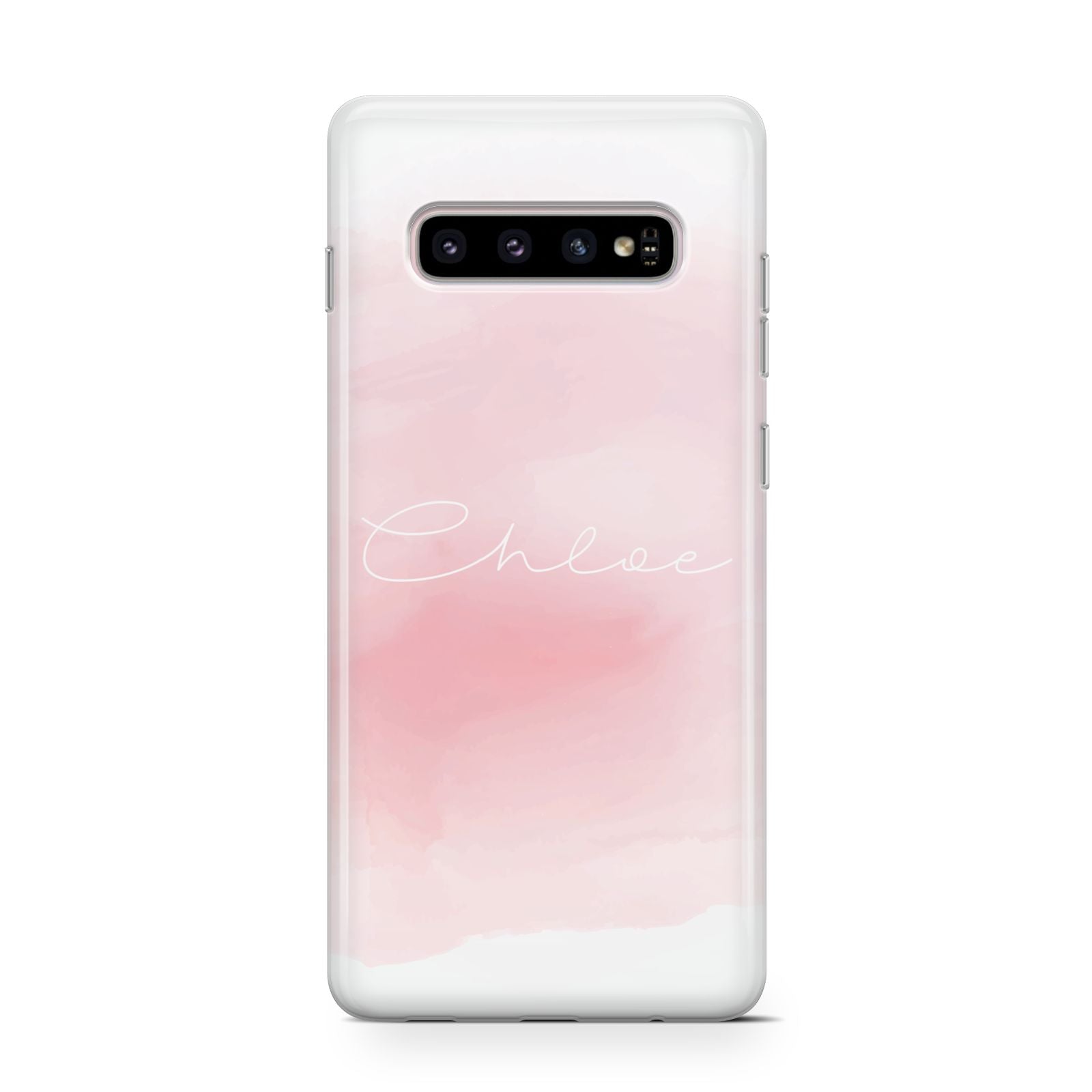 Personalised Handwritten Name Watercolour Samsung Galaxy S10 Case