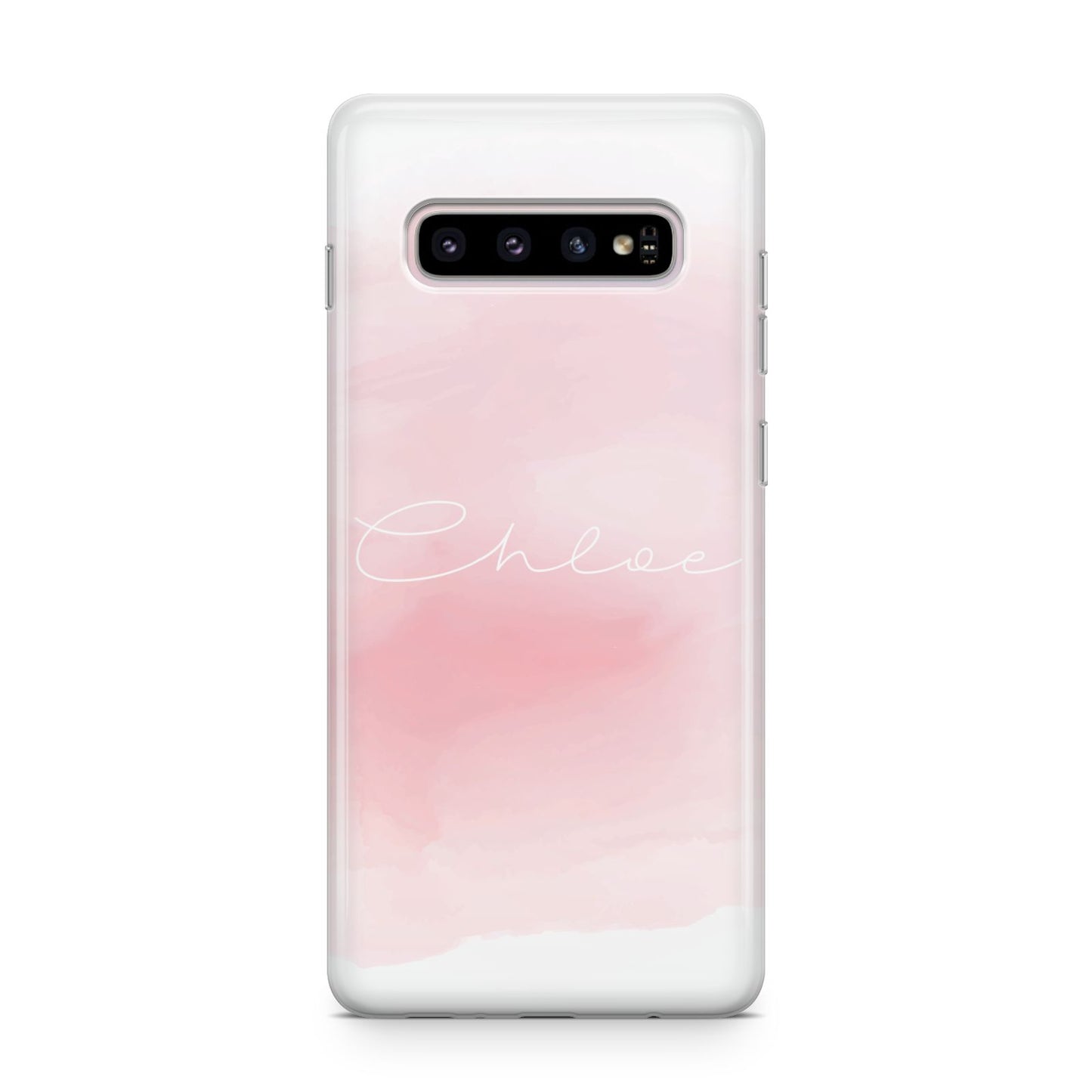 Personalised Handwritten Name Watercolour Samsung Galaxy S10 Plus Case