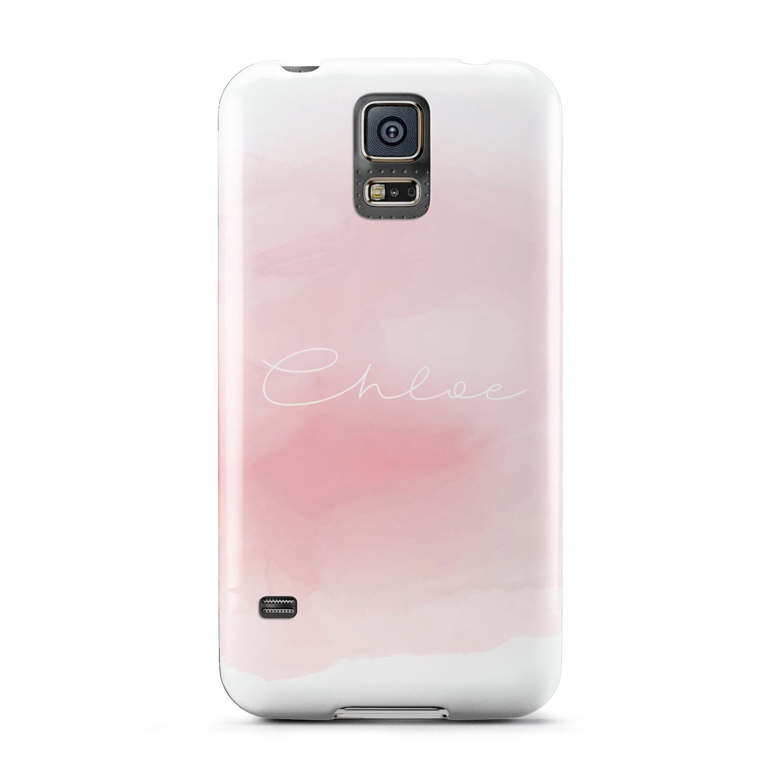 Personalised Handwritten Name Watercolour Samsung Galaxy S5 Case