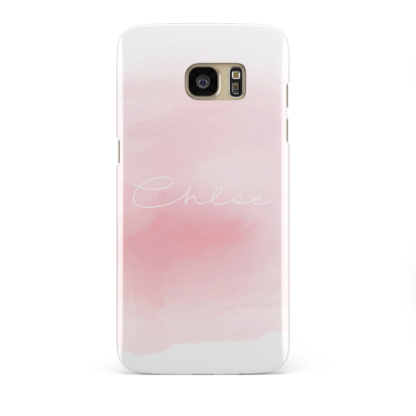 Personalised Handwritten Name Watercolour Samsung Galaxy S7 Edge Case