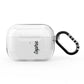 Personalised Handwritten Small Name Custom Clear AirPods Pro Clear Case