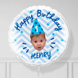 Personalised Happy Birthday Face Balloon
