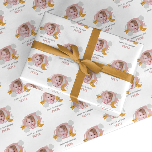 Personalised Happy Birthday Photo Custom Wrapping Paper