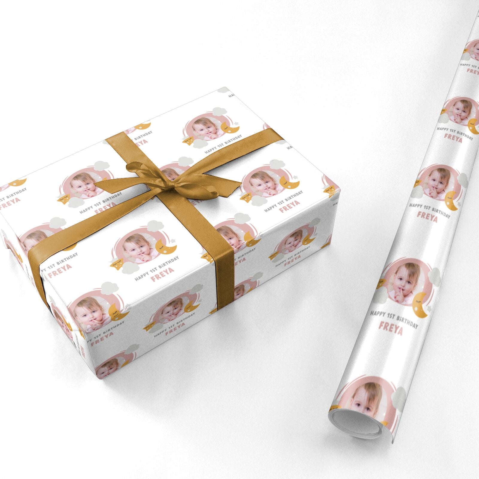Personalised Happy Birthday Photo Personalised Wrapping Paper
