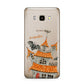 Personalised Haunted House Samsung Galaxy J7 2016 Case on gold phone