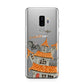 Personalised Haunted House Samsung Galaxy S9 Plus Case on Silver phone