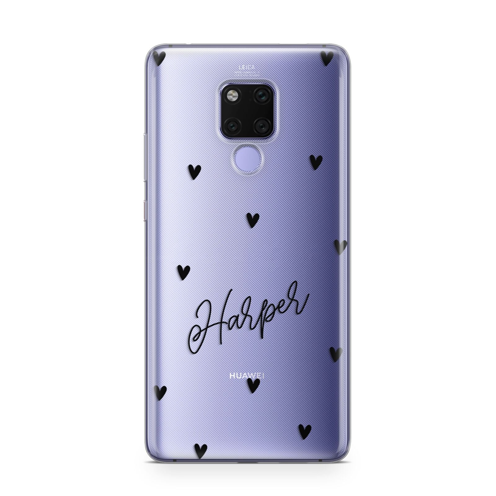 Personalised Heart Huawei Mate 20X Phone Case