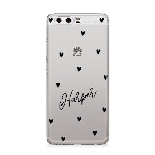 Personalised Heart Huawei P10 Phone Case