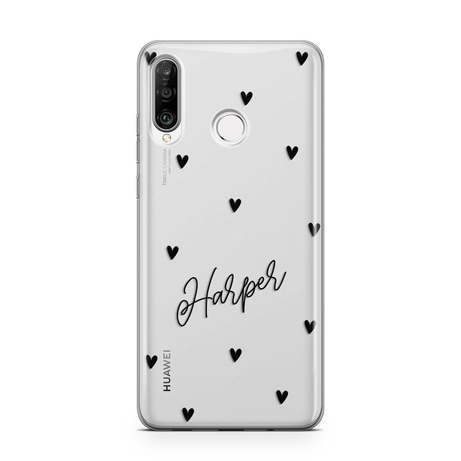 Personalised Heart Huawei P30 Lite Phone Case
