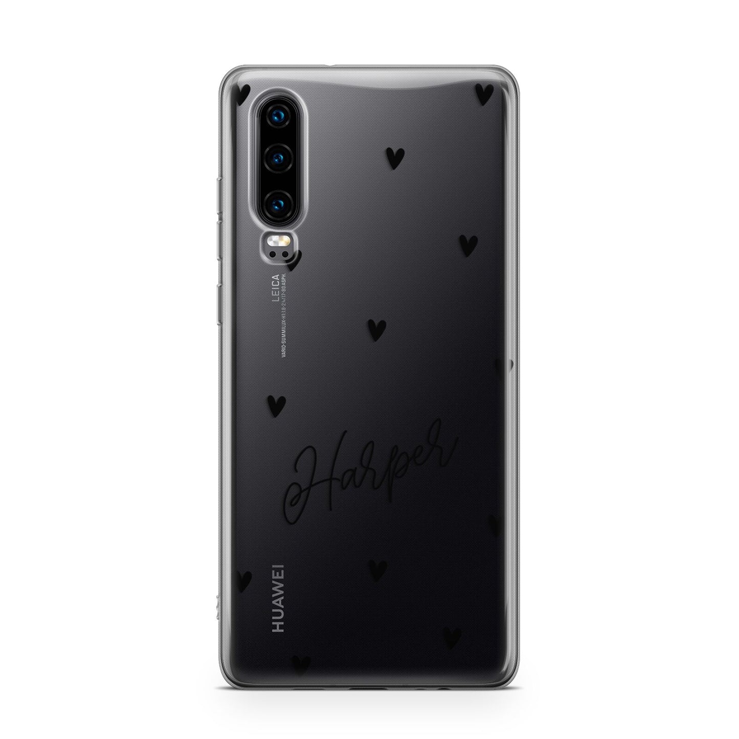 Personalised Heart Huawei P30 Phone Case