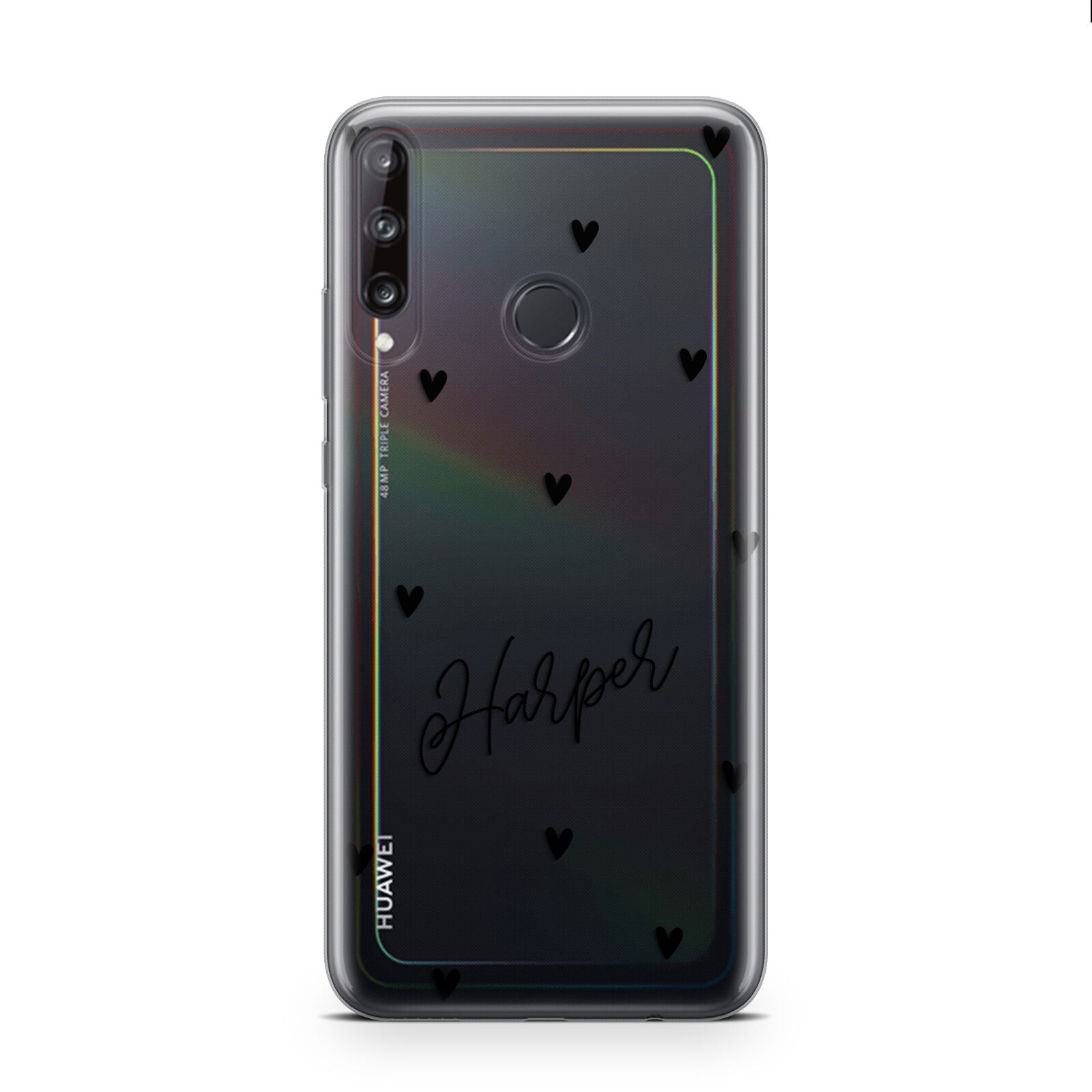 Personalised Heart Huawei P40 Lite E Phone Case