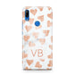 Personalised Heart Initialled Marble Huawei P Smart Z