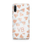 Personalised Heart Initialled Marble Huawei P30 Lite Phone Case