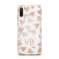 Personalised Heart Initialled Marble Huawei P30 Lite Phone Case