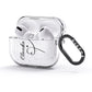 Personalised Heart Name AirPods Glitter Case 3rd Gen Side Image