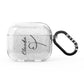 Personalised Heart Name AirPods Glitter Case 3rd Gen