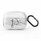 Personalised Heart Name AirPods Pro Glitter Case