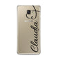 Personalised Heart Name Samsung Galaxy A3 2016 Case on gold phone