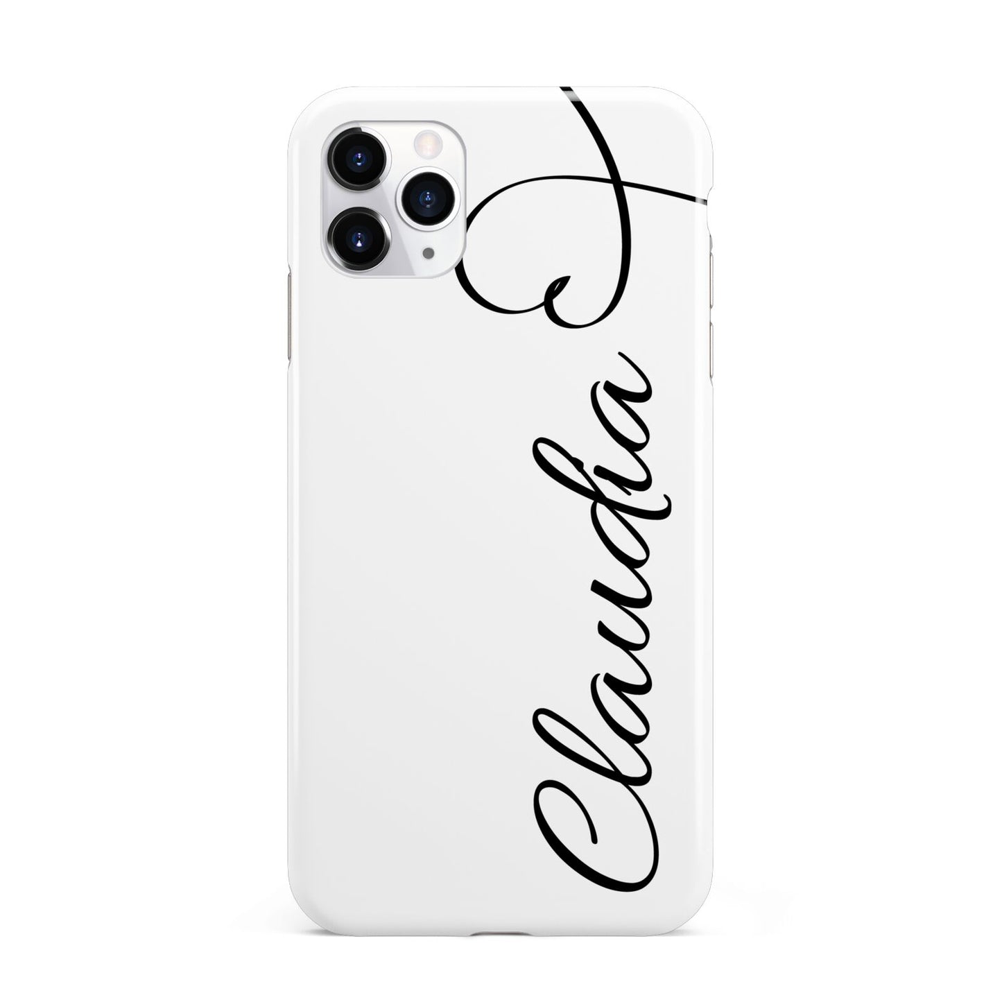 Personalised Heart Name iPhone 11 Pro Max 3D Tough Case