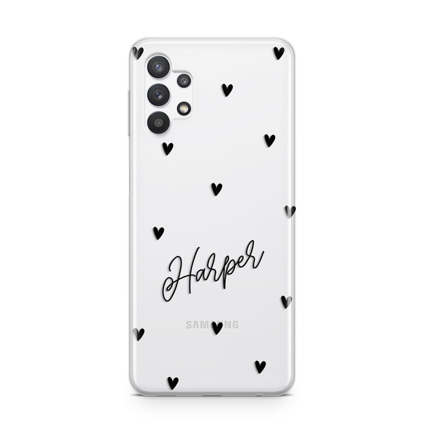 Personalised Heart Samsung A32 5G Case