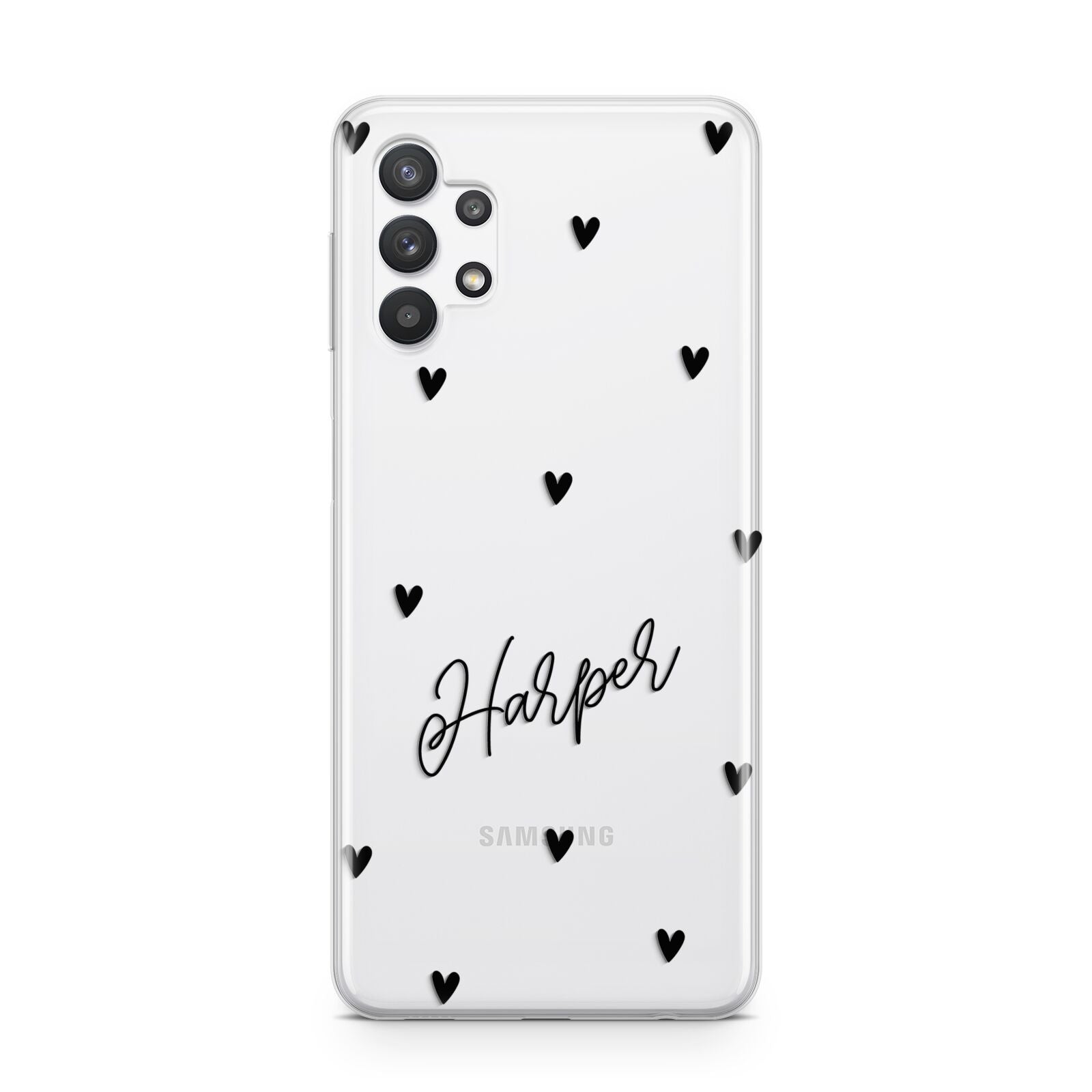 Personalised Heart Samsung A32 5G Case