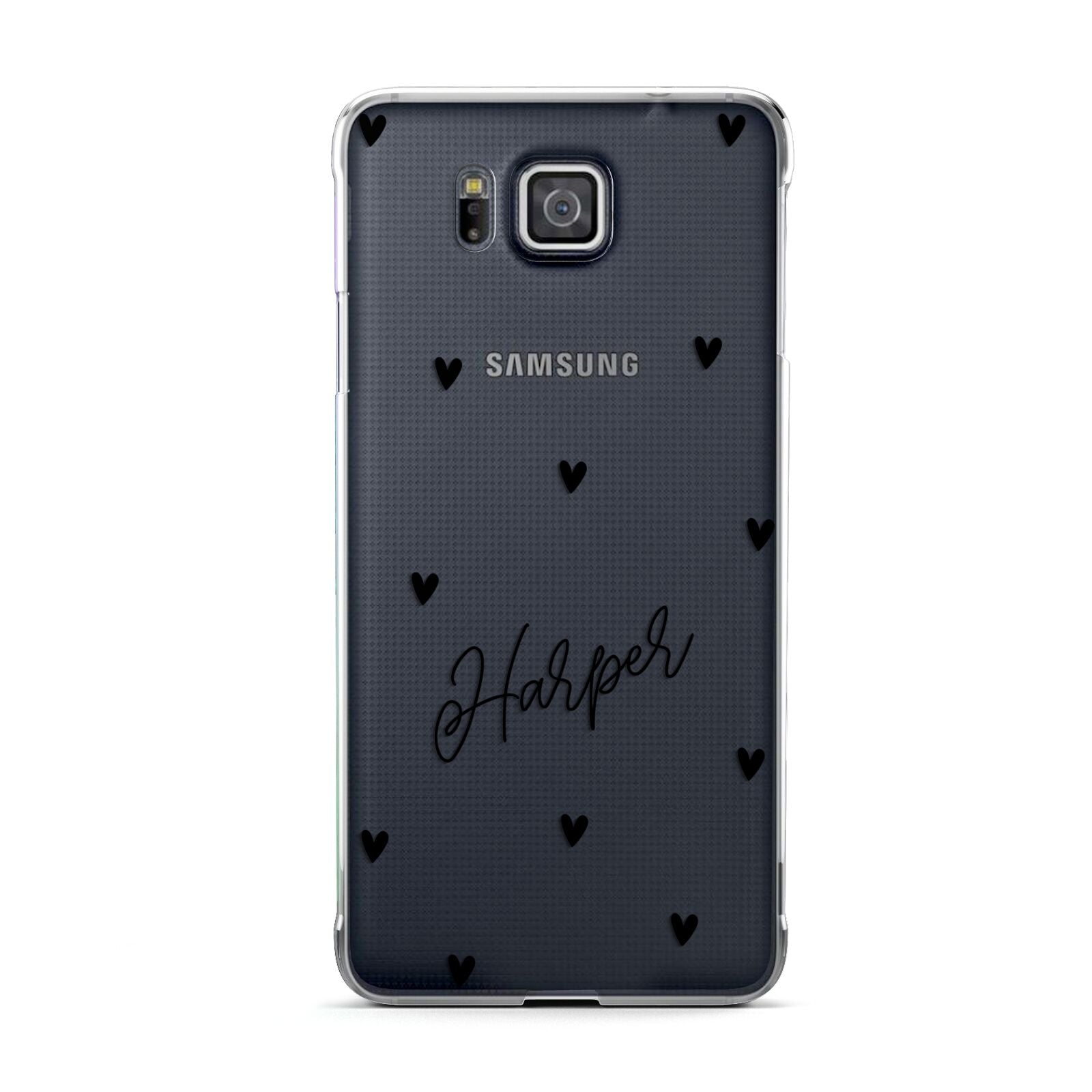 Personalised Heart Samsung Galaxy Alpha Case