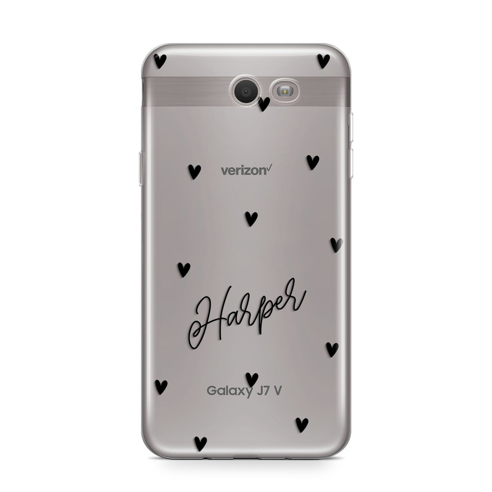 Personalised Heart Samsung Galaxy J7 2017 Case