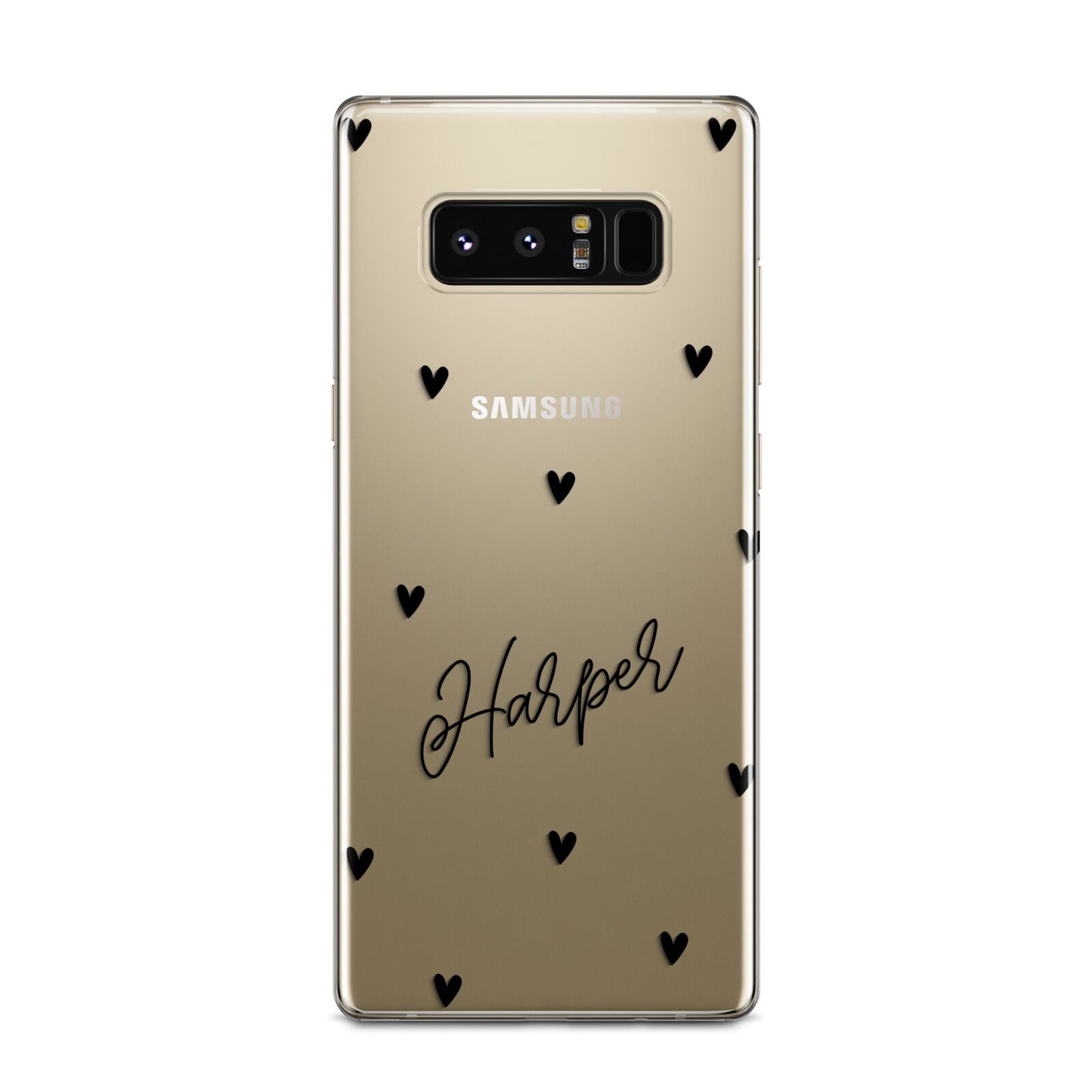 Personalised Heart Samsung Galaxy Note 8 Case
