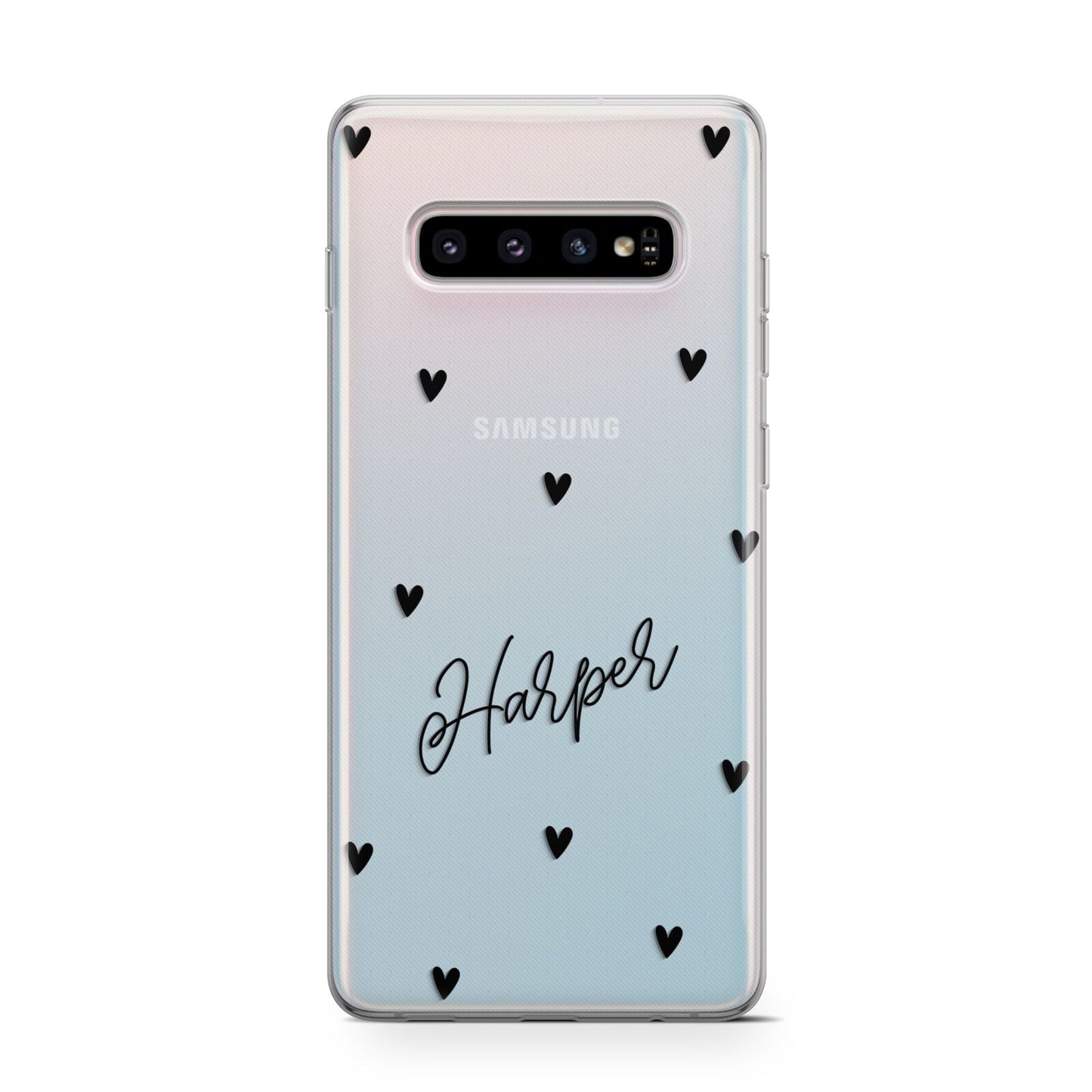 Personalised Heart Samsung Galaxy S10 Case