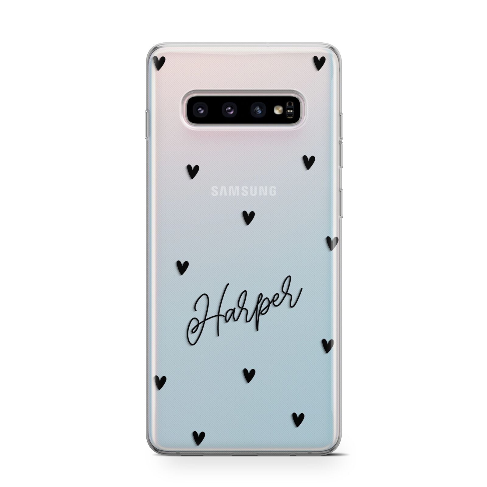 Personalised Heart Samsung Galaxy S10 Case