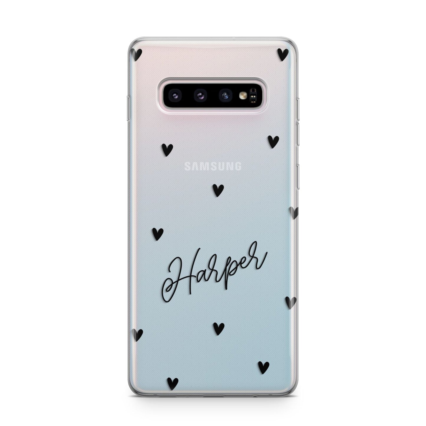 Personalised Heart Samsung Galaxy S10 Plus Case