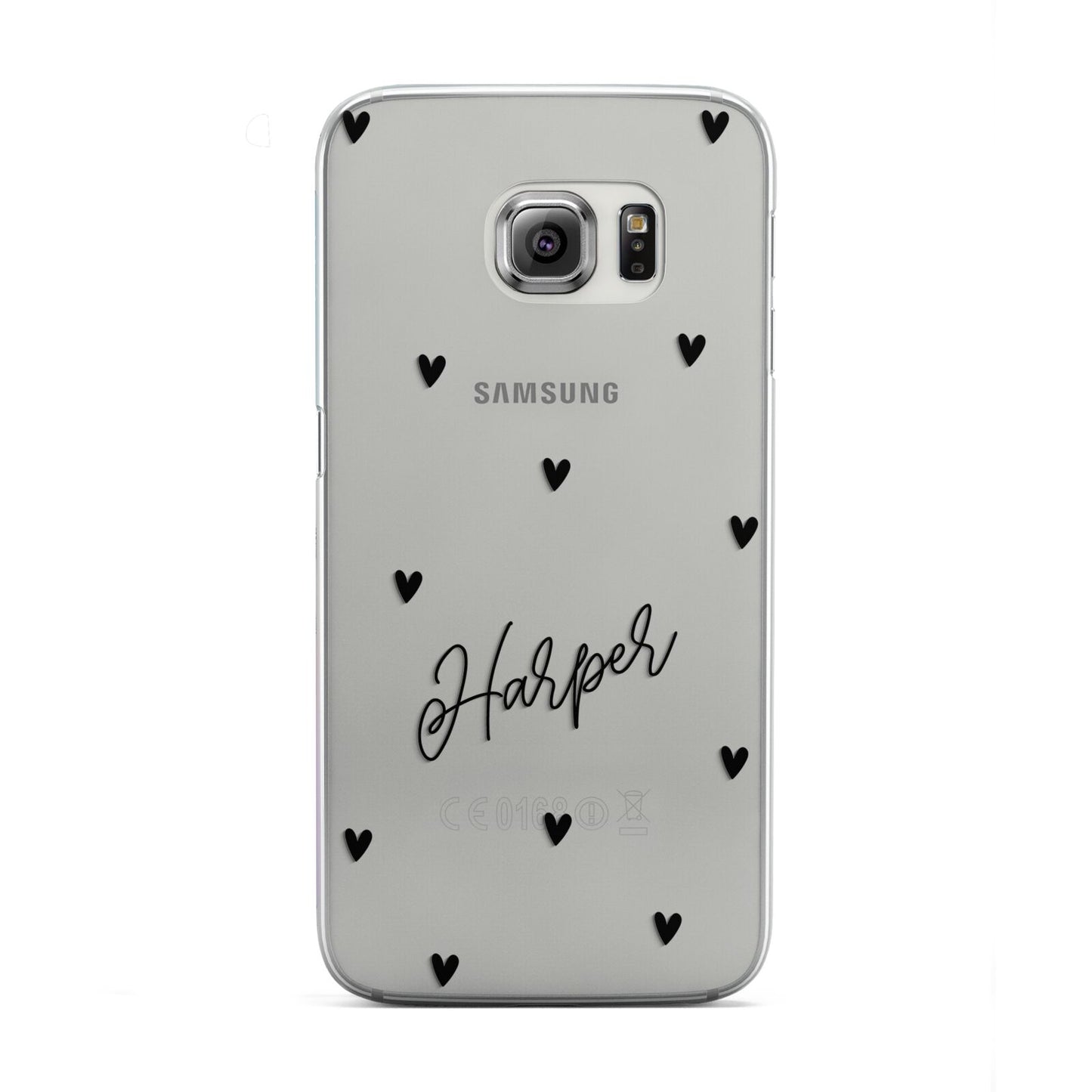 Personalised Heart Samsung Galaxy S6 Edge Case