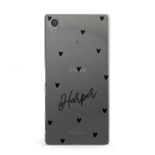 Personalised Heart Sony Xperia Case