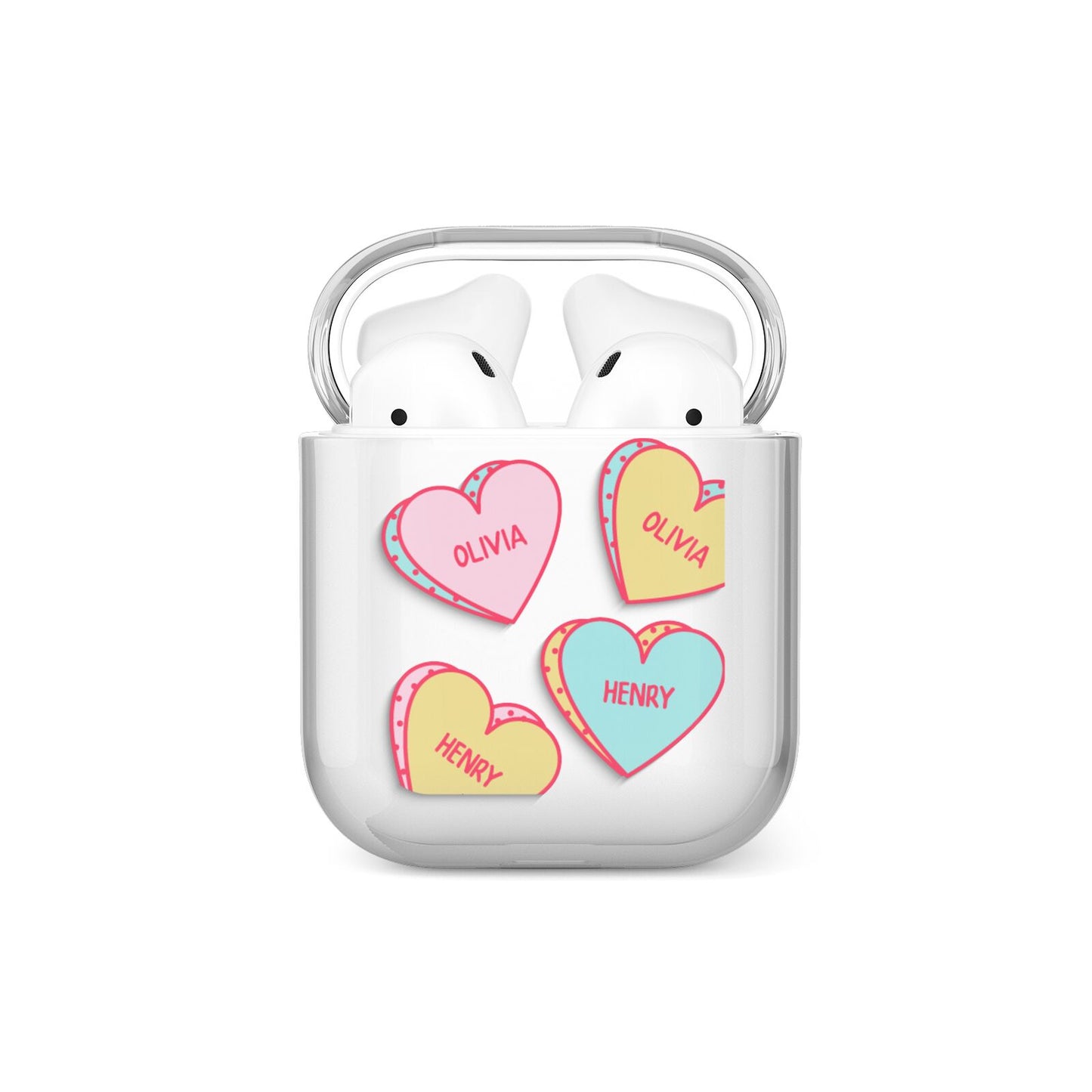 Personalised Heart Sweets AirPods Case