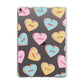 Personalised Heart Sweets Apple iPad Grey Case