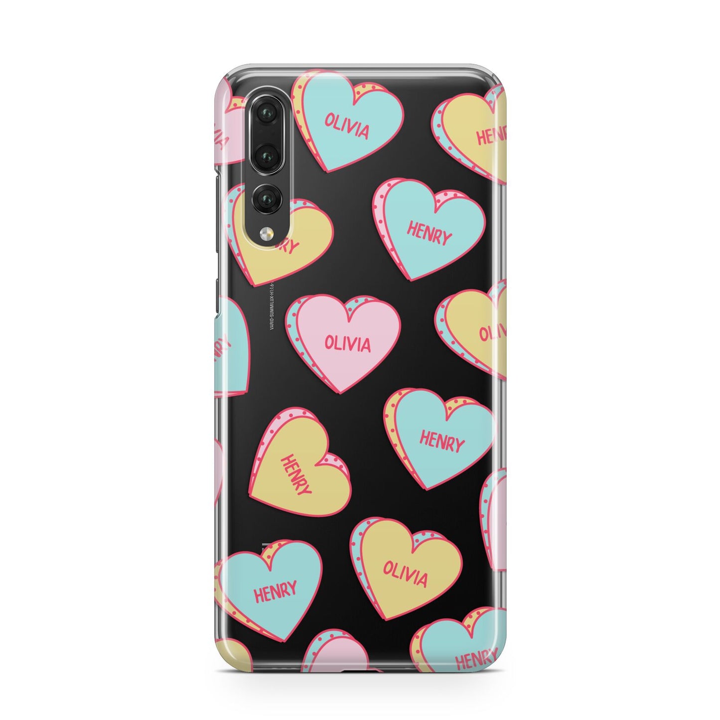 Personalised Heart Sweets Huawei P20 Pro Phone Case
