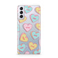Personalised Heart Sweets Samsung S21 Plus Case