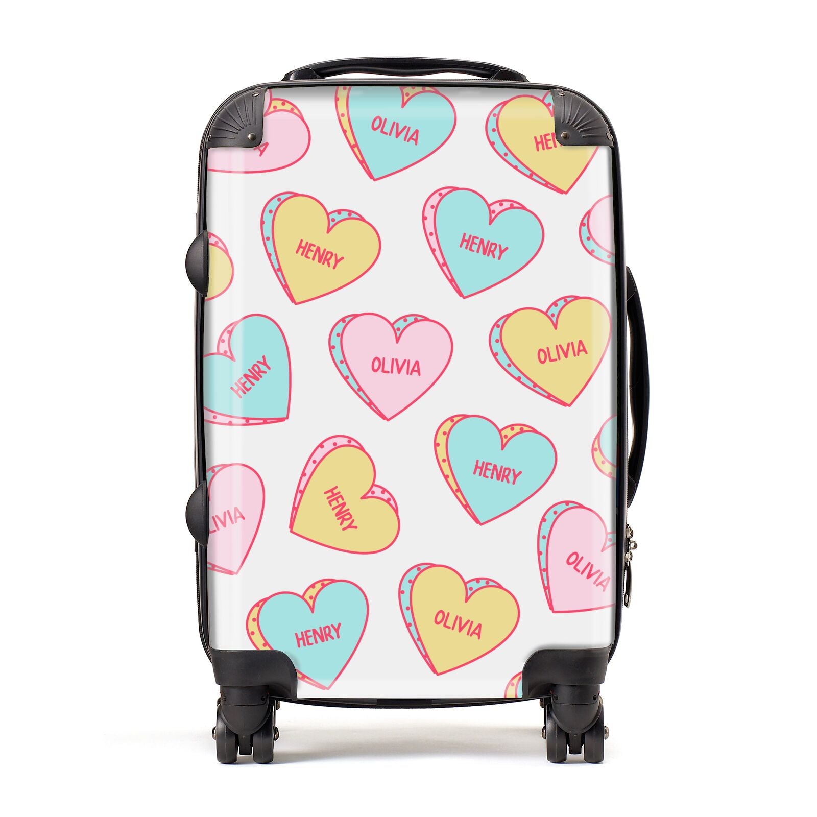 Personalised Heart Sweets Suitcase