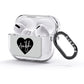 Personalised Heart Valentines AirPods Glitter Case 3rd Gen Side Image