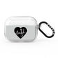 Personalised Heart Valentines AirPods Pro Clear Case