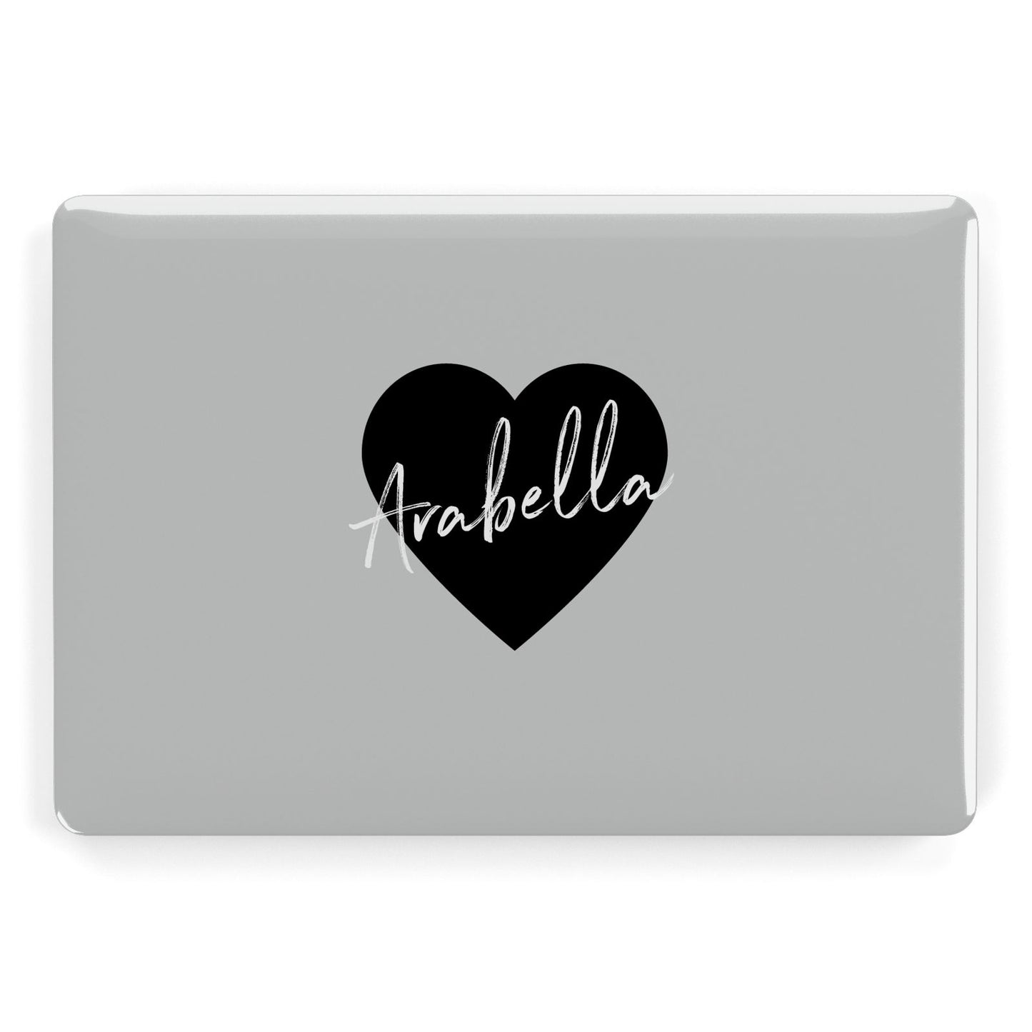 Personalised Heart Valentines Apple MacBook Case