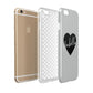Personalised Heart Valentines Apple iPhone 6 3D Tough Case Expanded view
