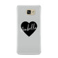 Personalised Heart Valentines Samsung Galaxy A9 2016 Case on gold phone
