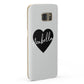 Personalised Heart Valentines Samsung Galaxy Case Fourty Five Degrees