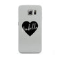 Personalised Heart Valentines Samsung Galaxy S6 Case
